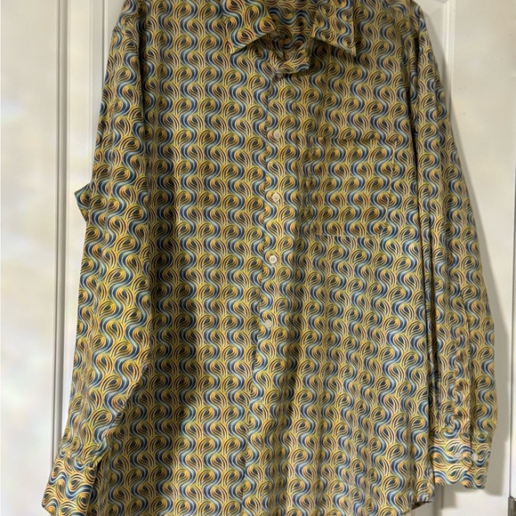 Alan Flusser Multicolor Swirl Pattern Shirt - Picture 1 of 5